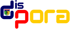 logo dispora kota palu font putih